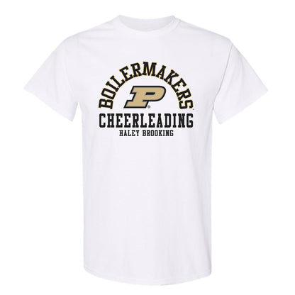 Purdue - NCAA Cheerleading : Haley Brooking - Classic Fashion Shersey T-Shirt-0