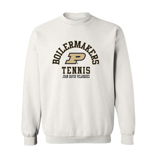 Purdue - NCAA Men's Tennis : Juan David Velasquez - Classic Fashion Shersey Crewneck Sweatshirt-0