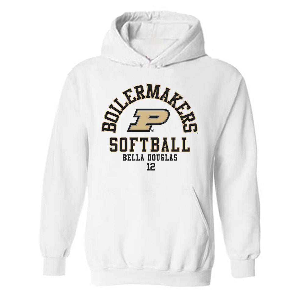 Purdue - NCAA Softball : Bella Douglas - Classic Fashion Shersey Hooded Sweatshirt-0