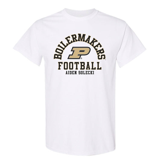 Purdue - NCAA Football : Aiden Solecki - Classic Fashion Shersey T-Shirt-0