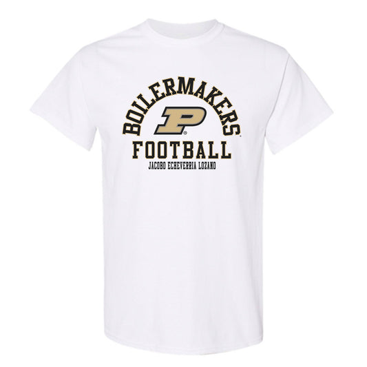 Purdue - NCAA Football : Jacobo Echeverria Lozano - Classic Fashion Shersey T-Shirt-0
