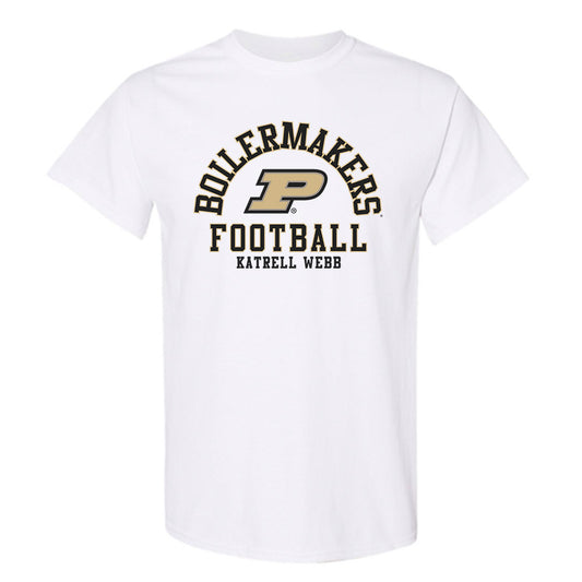 Purdue - NCAA Football : Katrell Webb - Classic Fashion Shersey T-Shirt-0