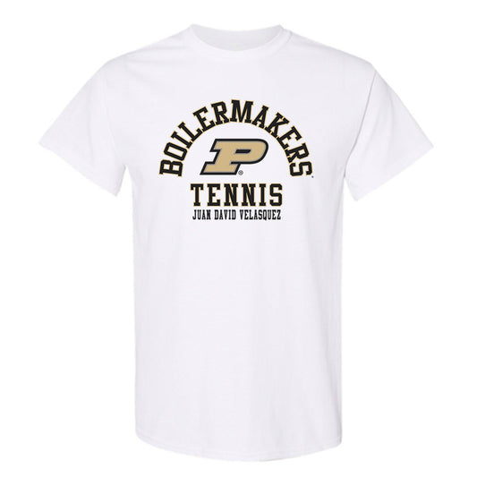 Purdue - NCAA Men's Tennis : Juan David Velasquez - Classic Fashion Shersey T-Shirt-0