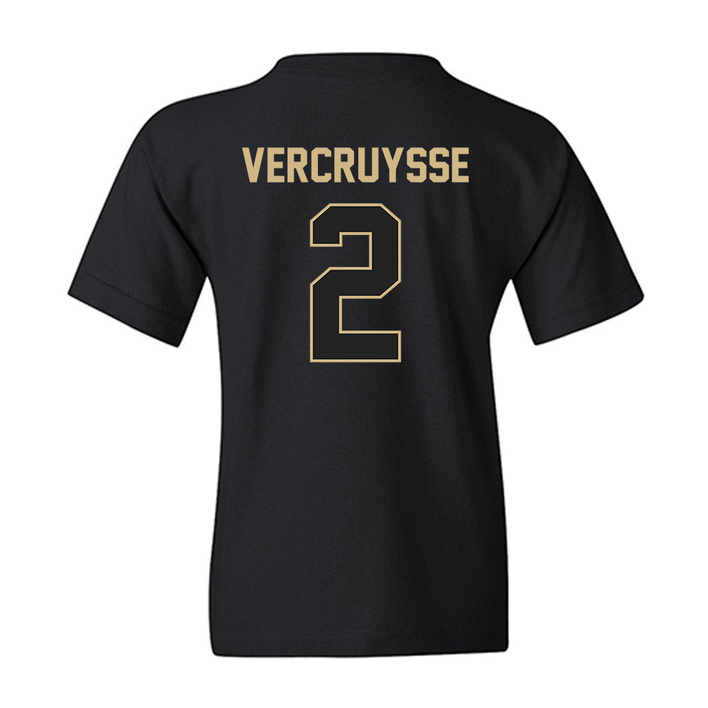 Purdue - NCAA Baseball : Charlie Vercruysse - Sports Shersey Youth T-Shirt-1