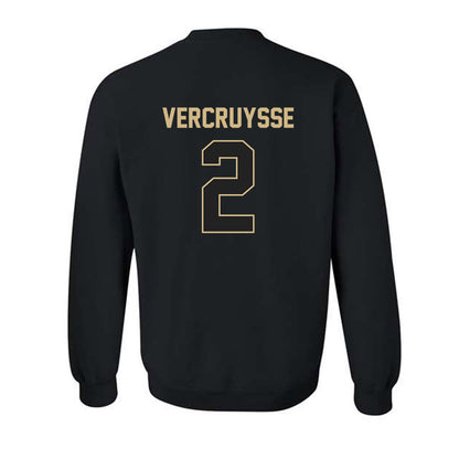 Purdue - NCAA Baseball : Charlie Vercruysse - Sports Shersey Crewneck Sweatshirt-1