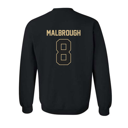 Purdue - NCAA Baseball : Quincy Malbrough - Sports Shersey Crewneck Sweatshirt-1