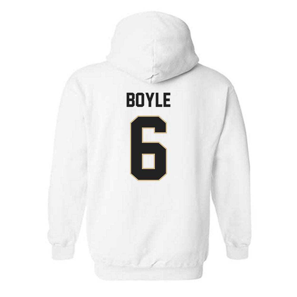 Purdue - NCAA Baseball : Westin Boyle - Sports Shersey Hooded Sweatshirt-1