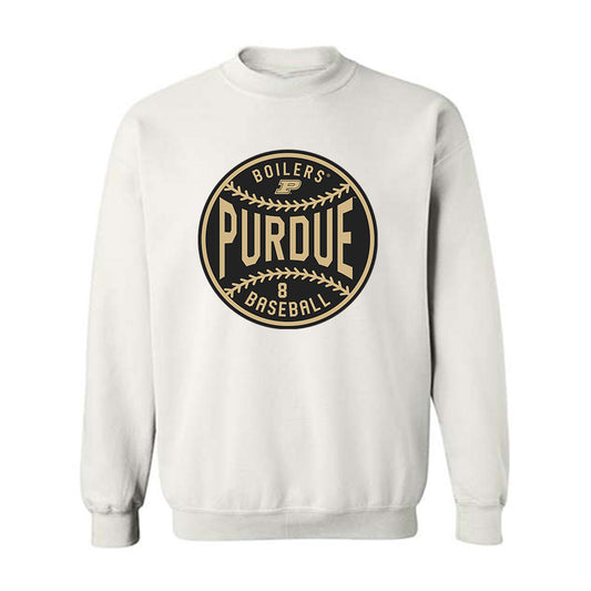 Purdue - NCAA Baseball : Quincy Malbrough - Sports Shersey Crewneck Sweatshirt-0