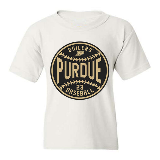 Purdue - NCAA Baseball : Jarvis Evans Jr - Sports Shersey Youth T-Shirt-0