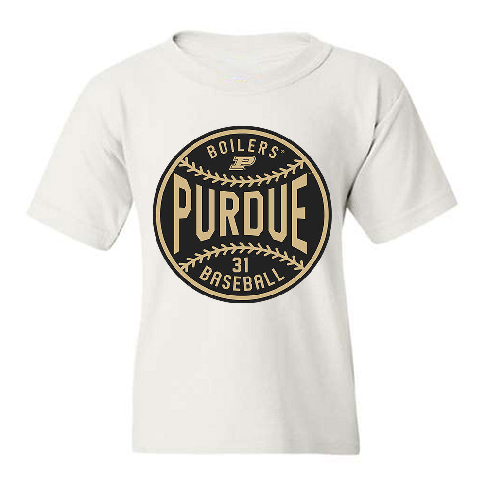 Purdue - NCAA Baseball : Zach Erdman - Sports Shersey Youth T-Shirt-0