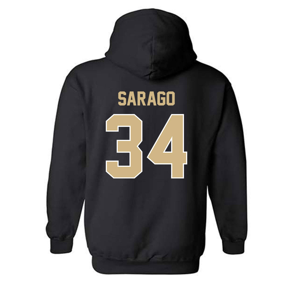 Purdue - NCAA Softball : Kate Sarago - Sports Shersey Hooded Sweatshirt-1