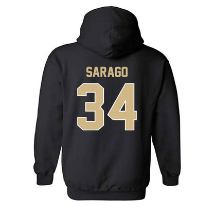 Purdue - NCAA Softball : Kate Sarago - Sports Shersey Hooded Sweatshirt-1
