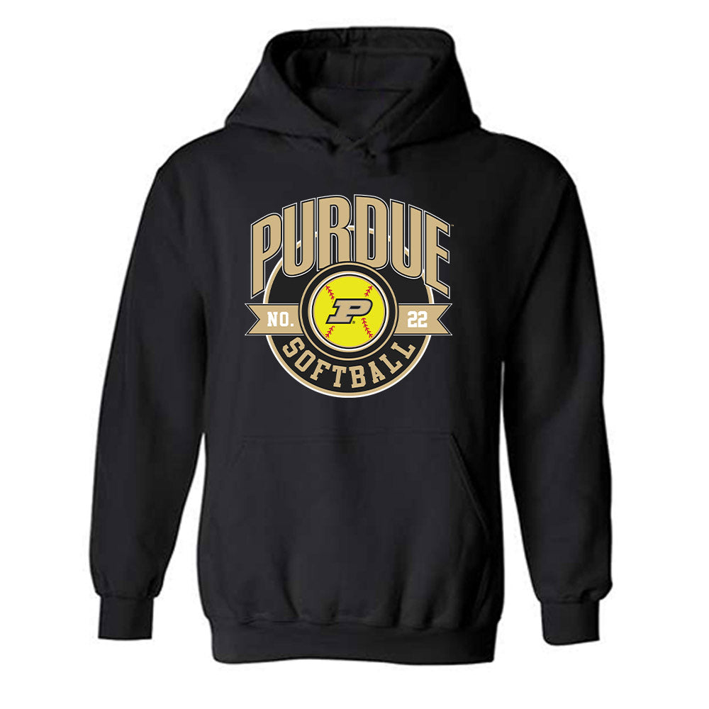 Purdue - NCAA Softball : Malone Moore - Sports Shersey Hooded Sweatshirt-0