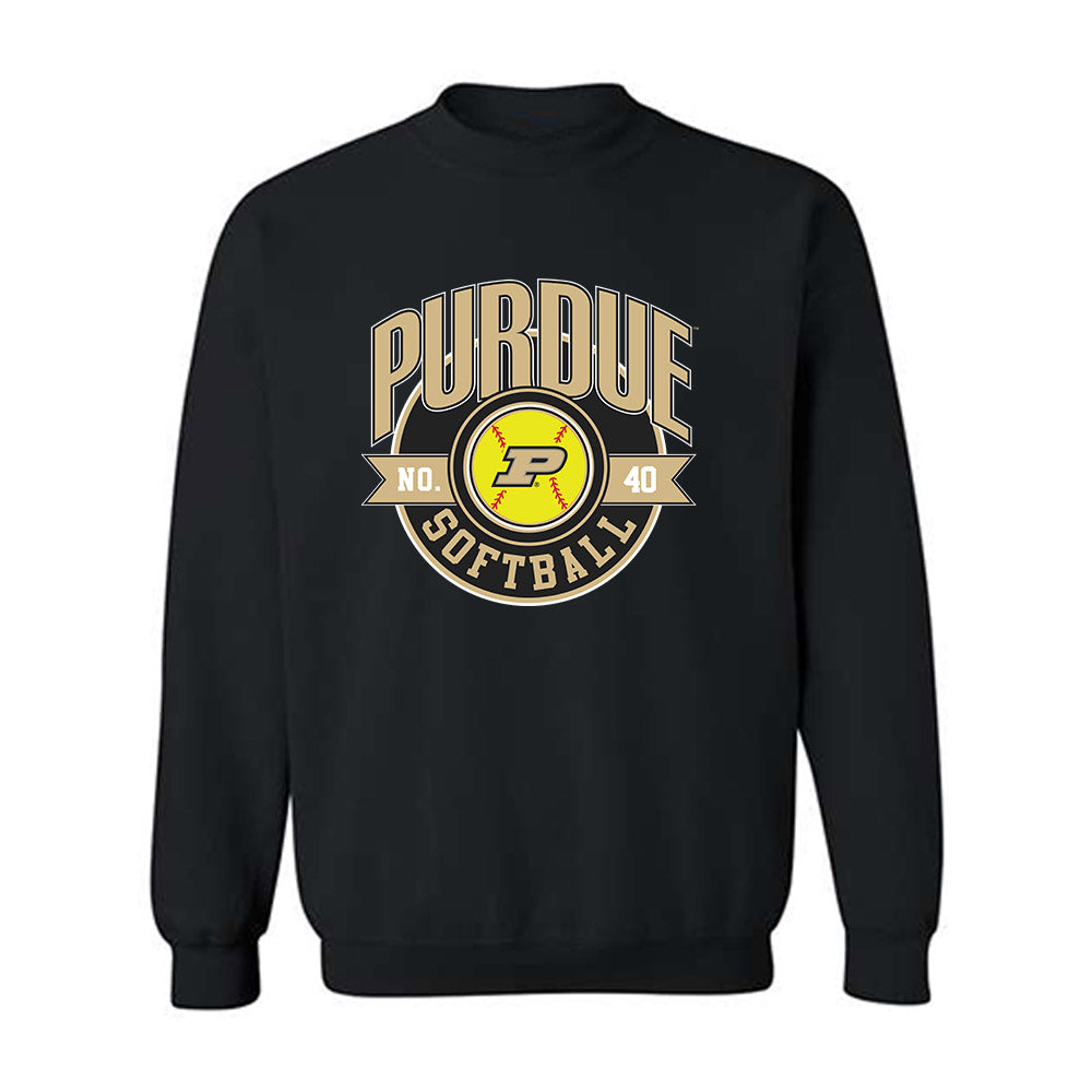 Purdue - NCAA Softball : Roxanne Sardo - Sports Shersey Crewneck Sweatshirt-0
