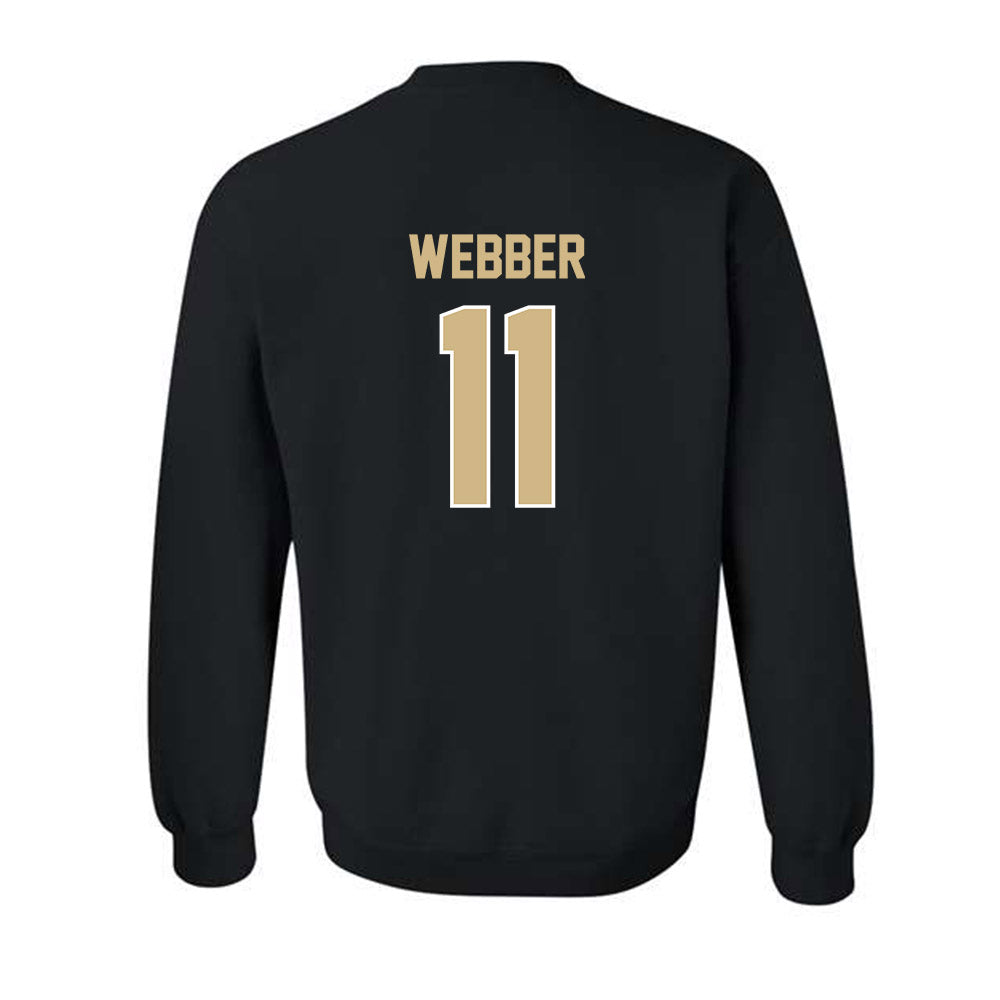 Purdue - NCAA Men's Basketball : Jacob Webber - Sports Shersey Crewneck Sweatshirt-1