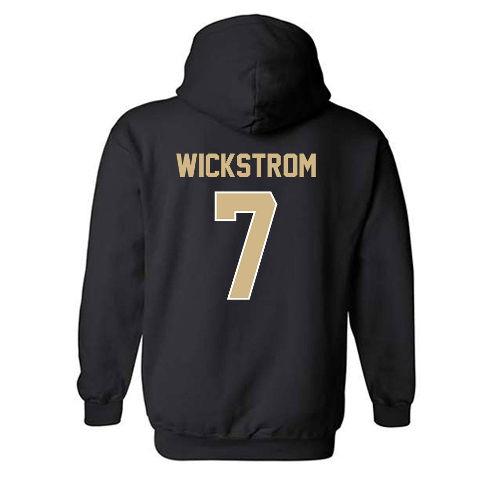 Purdue - NCAA Women's Basketball : Hannah Wickstrom - Sports Shersey Hooded Sweatshirt-1