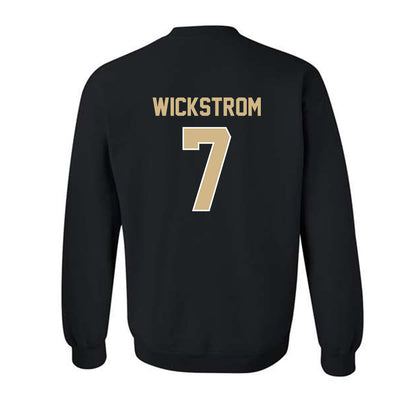 Purdue - NCAA Women's Basketball : Hannah Wickstrom - Sports Shersey Crewneck Sweatshirt-1