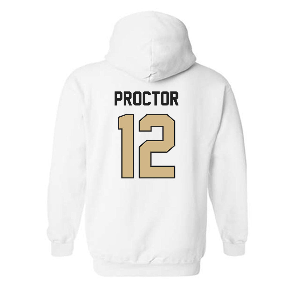Purdue - NCAA Women's Basketball : Aysia Proctor - Hooded Sweatshirt-1