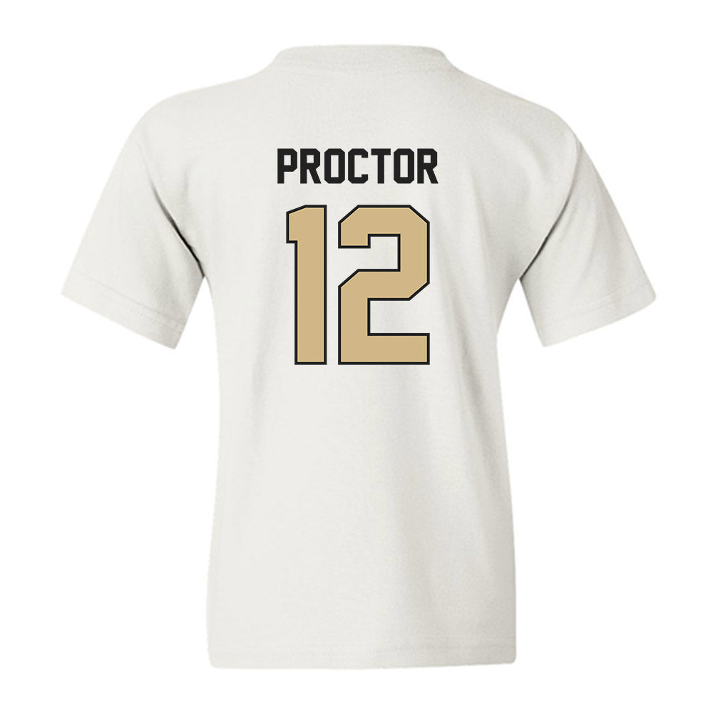 Purdue - NCAA Women's Basketball : Aysia Proctor - Youth T-Shirt-1