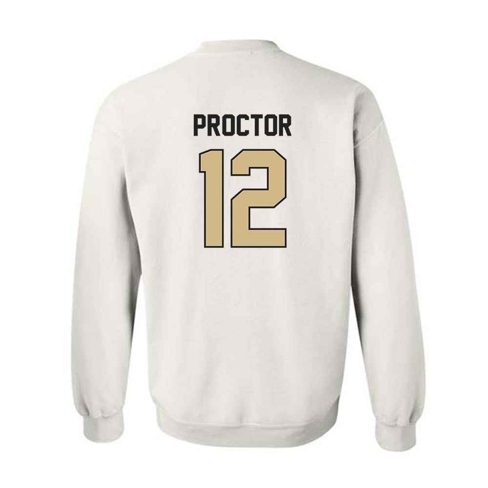 Purdue - NCAA Women's Basketball : Aysia Proctor - Crewneck Sweatshirt-1