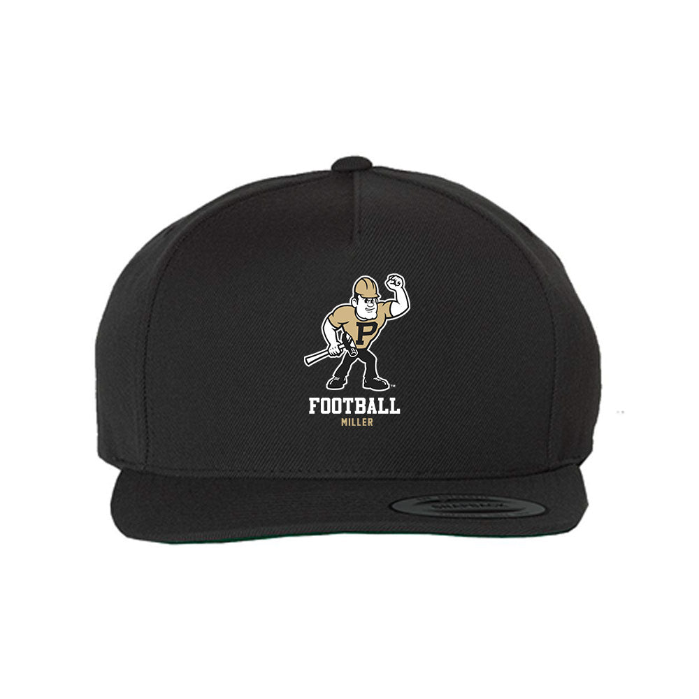 Purdue - NCAA Football : Hudson Miller - Snapback Hat-0