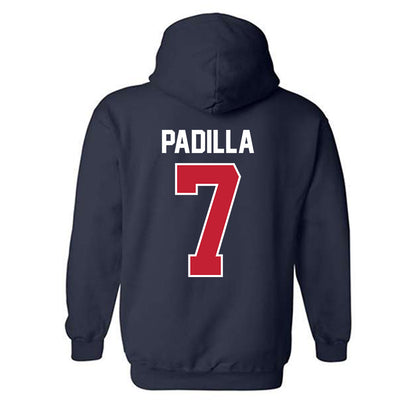 St. Johns - NCAA Men's Soccer : Ezekiel Padilla - Classic Shersey Hooded Sweatshirt-1