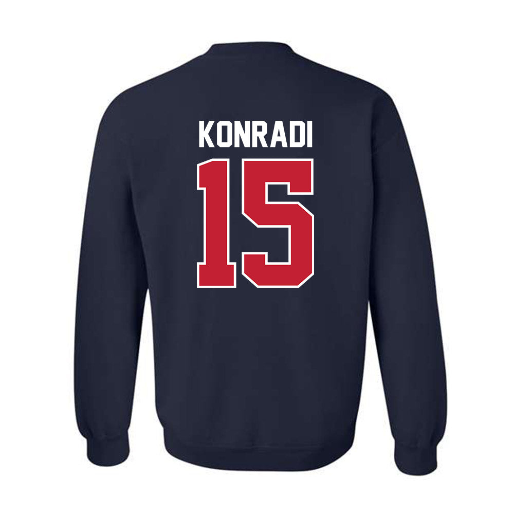 St. Johns - NCAA Men's Lacrosse : Cam Konradi - Classic Shersey Crewneck Sweatshirt-1
