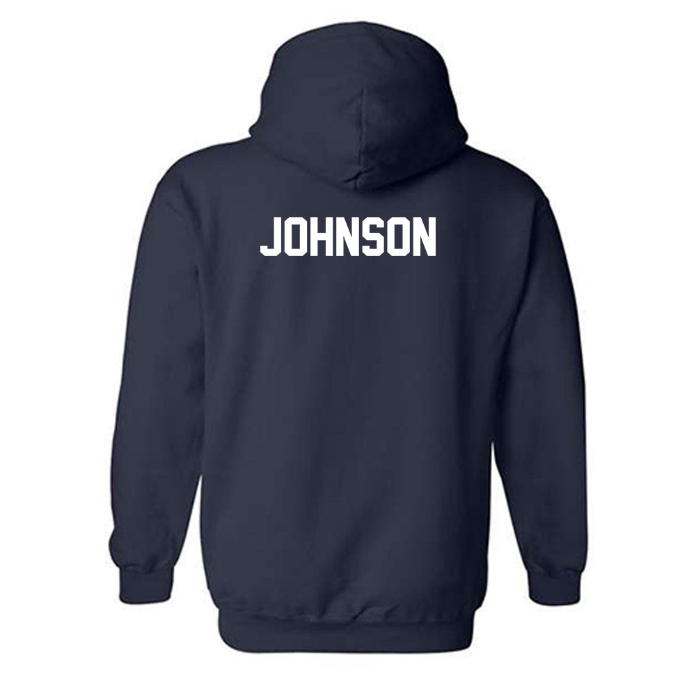 St. Johns - NCAA Dance Team : Bernard W.M Johnson - Classic Shersey Hooded Sweatshirt-1