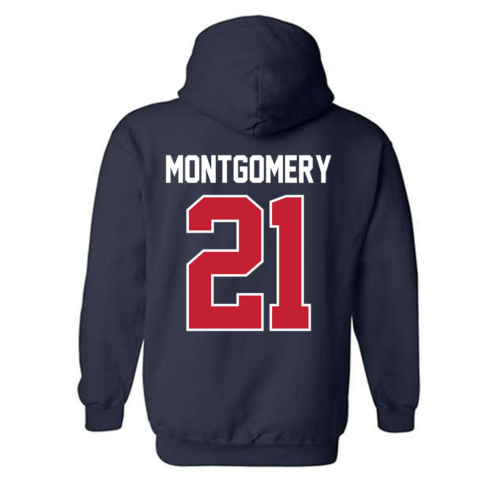 St. Johns - NCAA Men's Soccer : Jayden Montgomery - Classic Shersey Hooded Sweatshirt-1