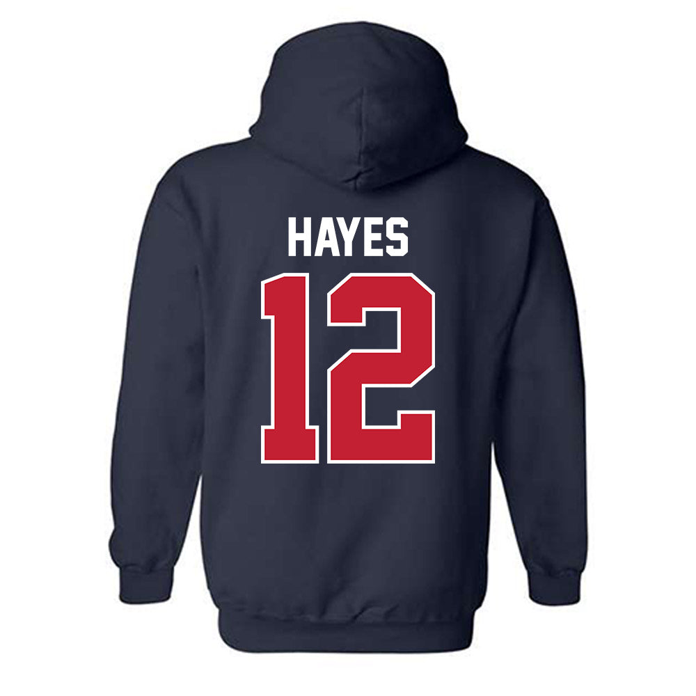 St. Johns - NCAA Women's Basketball : Kyla Hayes - Classic Shersey Hooded Sweatshirt-1