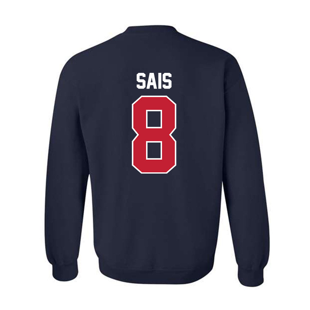 St. Johns - NCAA Men's Soccer : Jace Sais - Classic Shersey Crewneck Sweatshirt-1