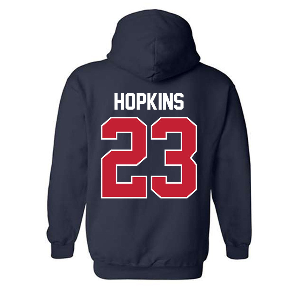 St. Johns - NCAA Men's Basketball : Bryce Hopkins - Classic Shersey Hooded Sweatshirt-1