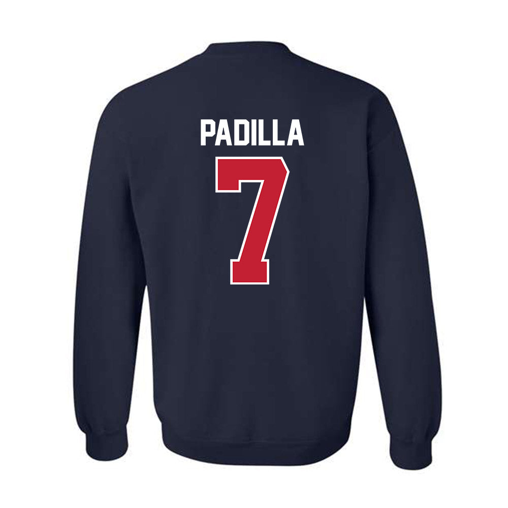 St. Johns - NCAA Men's Soccer : Ezekiel Padilla - Classic Shersey Crewneck Sweatshirt-1
