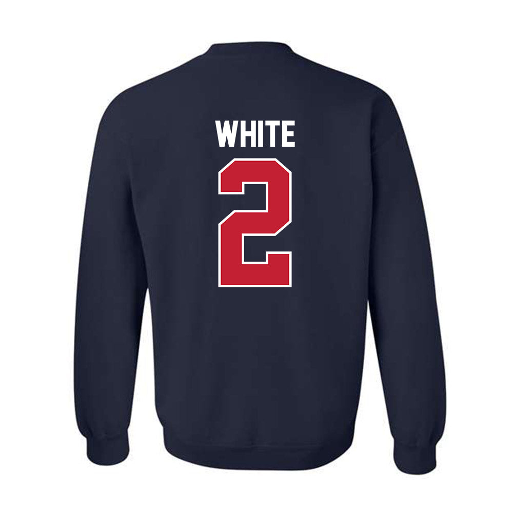 St. Johns - NCAA Women's Volleyball : Kendall White - Classic Shersey Crewneck Sweatshirt-1