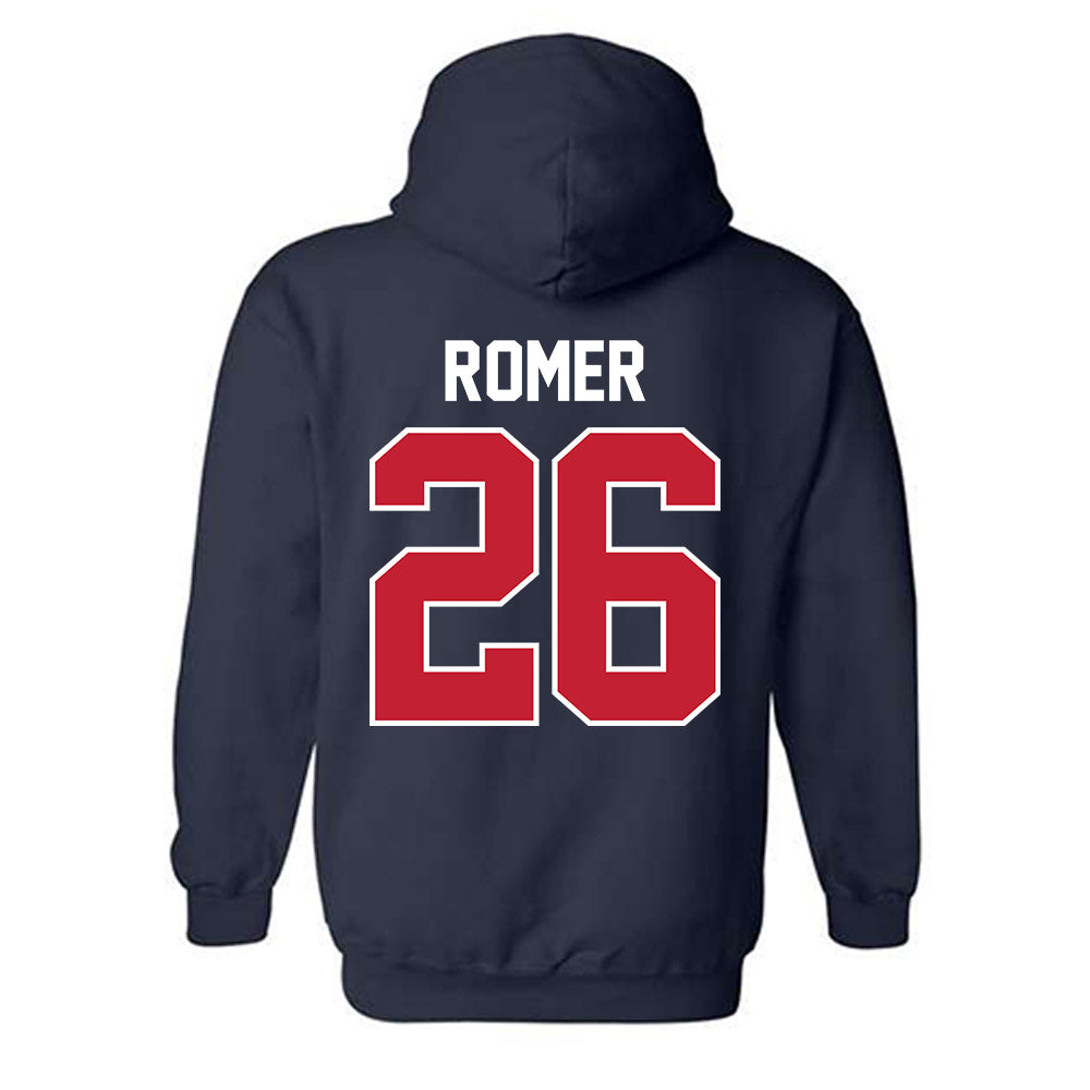 St. Johns - NCAA Baseball : Nick Romer - Classic Shersey Hooded Sweatshirt-1