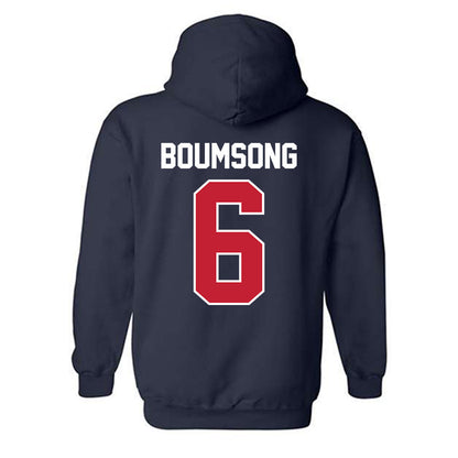 St. Johns - NCAA Men's Soccer : Camron Boumsong - Classic Shersey Hooded Sweatshirt-1