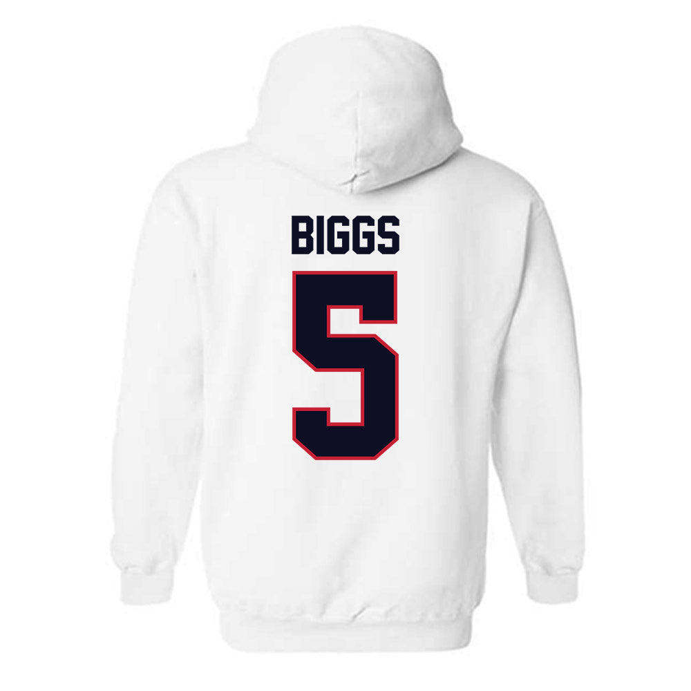 St. Johns - NCAA Men's Soccer : Antonio Biggs - Classic Shersey Hooded Sweatshirt-1