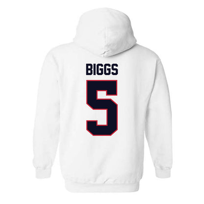 St. Johns - NCAA Men's Soccer : Antonio Biggs - Classic Shersey Hooded Sweatshirt-1