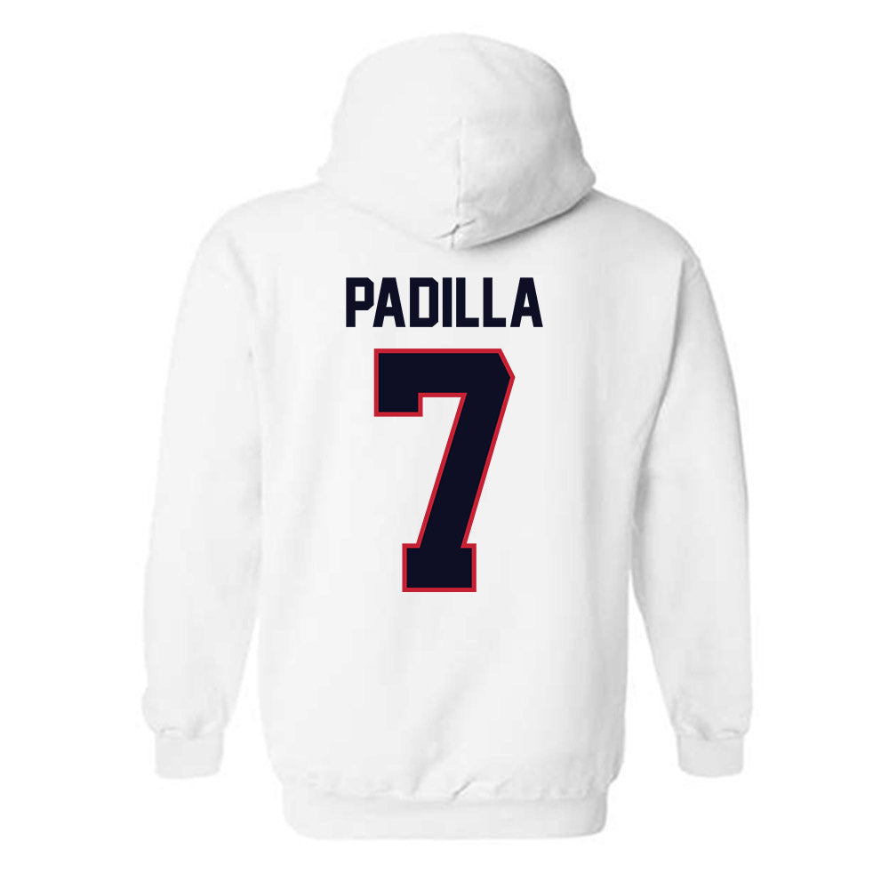 St. Johns - NCAA Men's Soccer : Ezekiel Padilla - Classic Shersey Hooded Sweatshirt-1