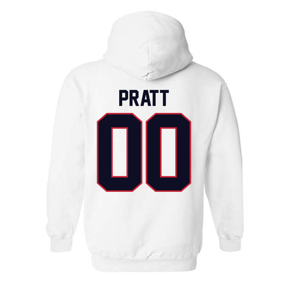 St. Johns - NCAA Men's Soccer : Dominic Pratt - Classic Shersey Hooded Sweatshirt-1