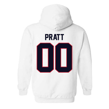 St. Johns - NCAA Men's Soccer : Dominic Pratt - Classic Shersey Hooded Sweatshirt-1