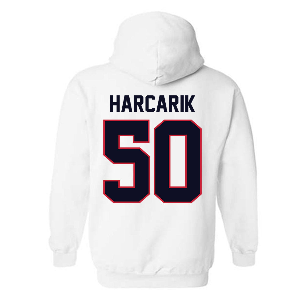 St. Johns - NCAA Men's Lacrosse : Jackson Harcarik - Classic Shersey Hooded Sweatshirt-1