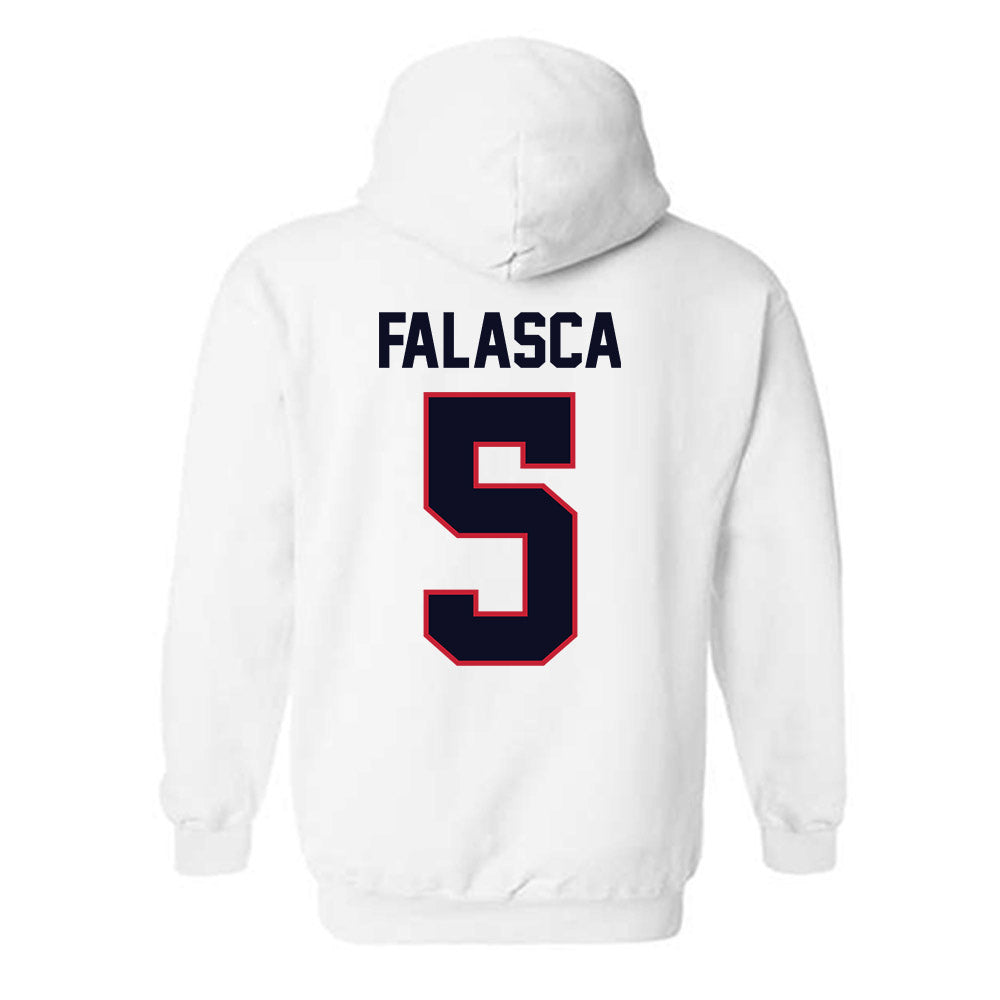 St. Johns - NCAA Men's Lacrosse : Quinn Falasca - Classic Shersey Hooded Sweatshirt-1