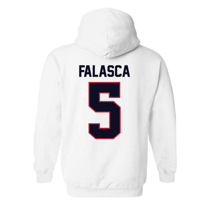 St. Johns - NCAA Men's Lacrosse : Quinn Falasca - Classic Shersey Hooded Sweatshirt-1