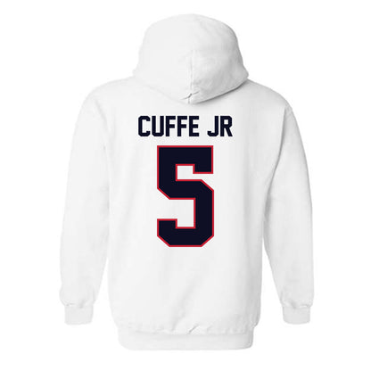 St. Johns - NCAA Men's Basketball : Kyle Cuffe Jr - Classic Shersey Hooded Sweatshirt-1