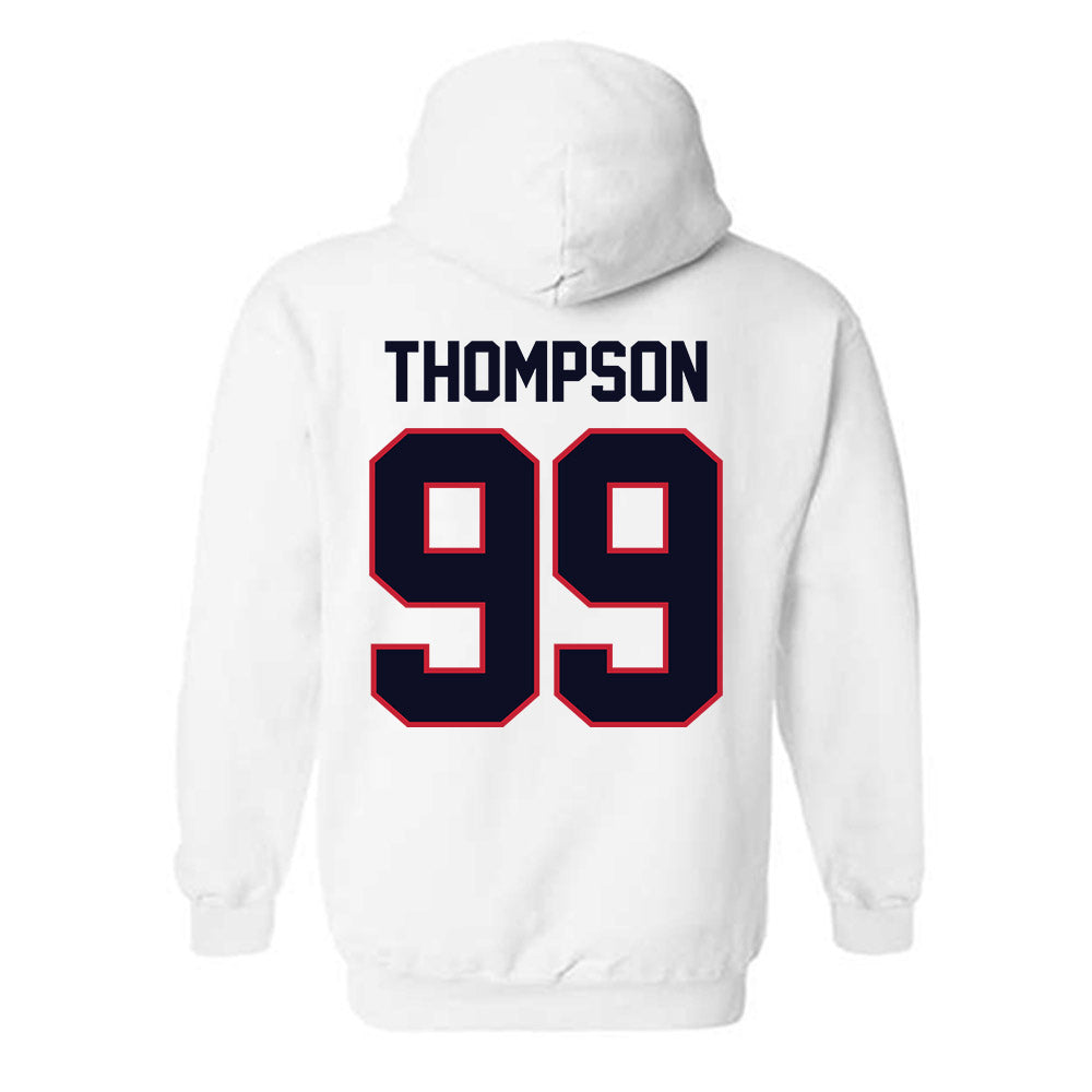 St. Johns - NCAA Men's Lacrosse : Jackson Thompson - Classic Shersey Hooded Sweatshirt-1