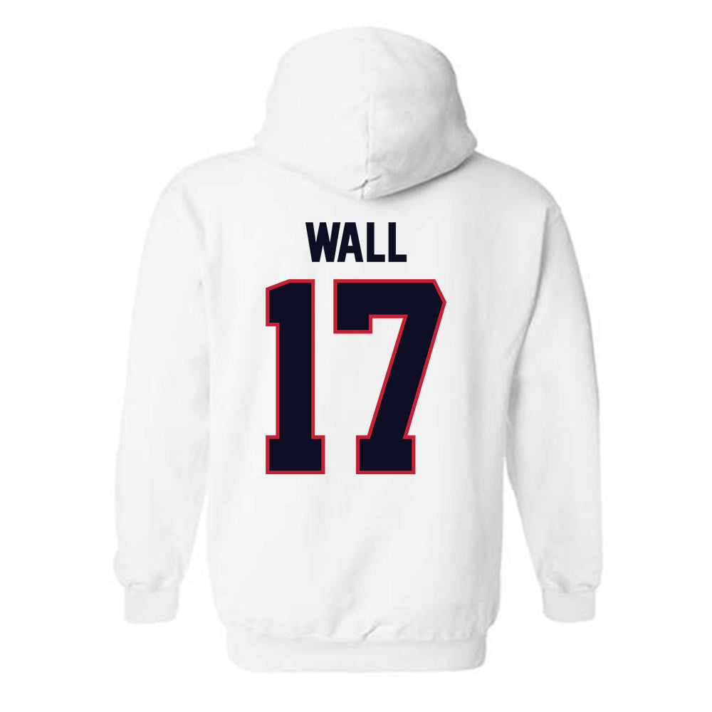 St. Johns - NCAA Baseball : Carter Wall - Classic Shersey Hooded Sweatshirt-1