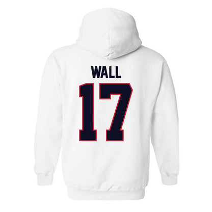 St. Johns - NCAA Baseball : Carter Wall - Classic Shersey Hooded Sweatshirt-1