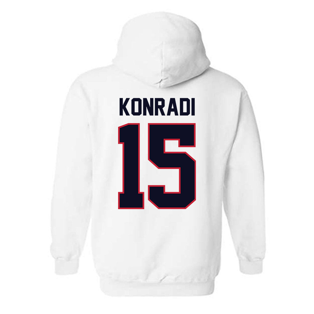 St. Johns - NCAA Men's Lacrosse : Cam Konradi - Classic Shersey Hooded Sweatshirt-1