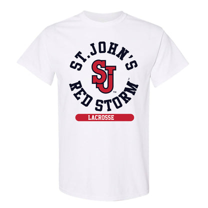 St. Johns - NCAA Men's Lacrosse : Noah Plenn - Classic Shersey T-Shirt-0